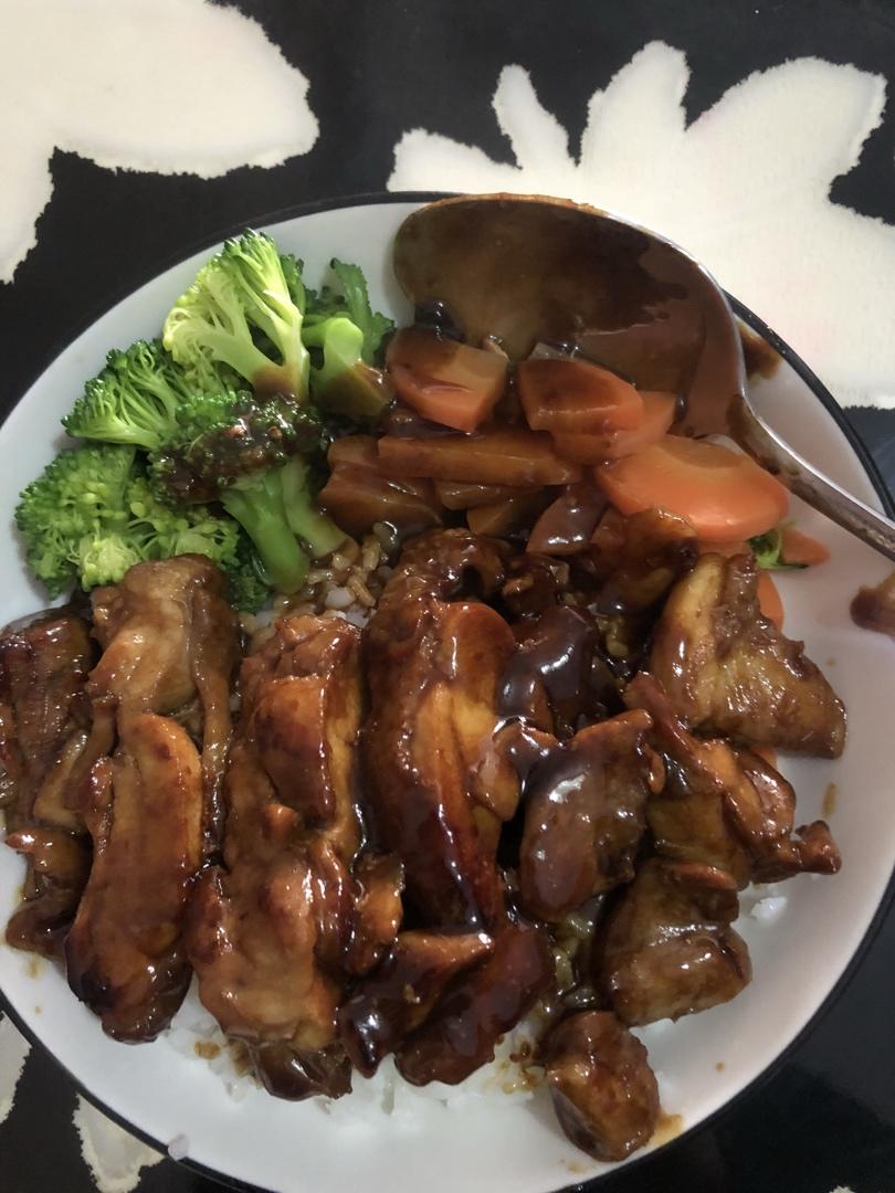 哇❗️比外卖好吃百倍的照烧鸡腿饭🔥一学就会