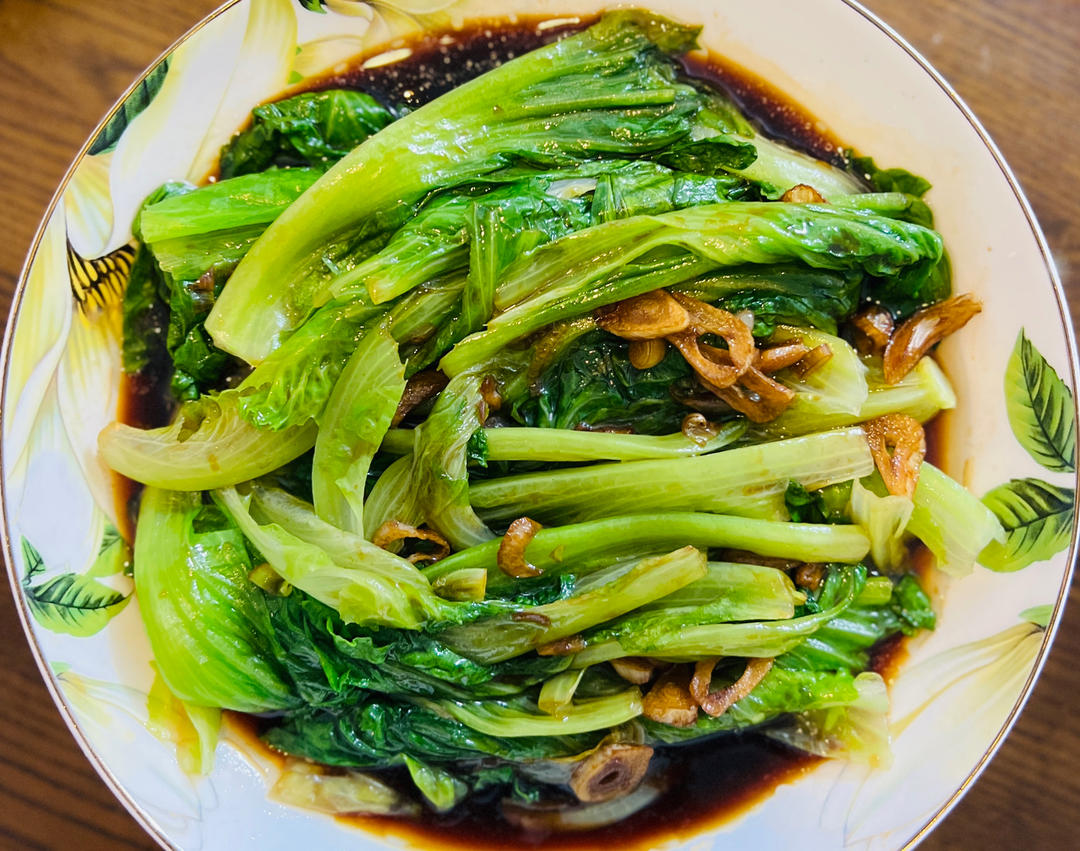 堪比饭店的白灼罗马生菜