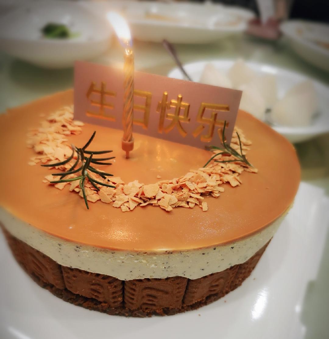 海盐焦糖芝士蛋糕🍯免烤箱秋冬超治愈高颜值蛋糕