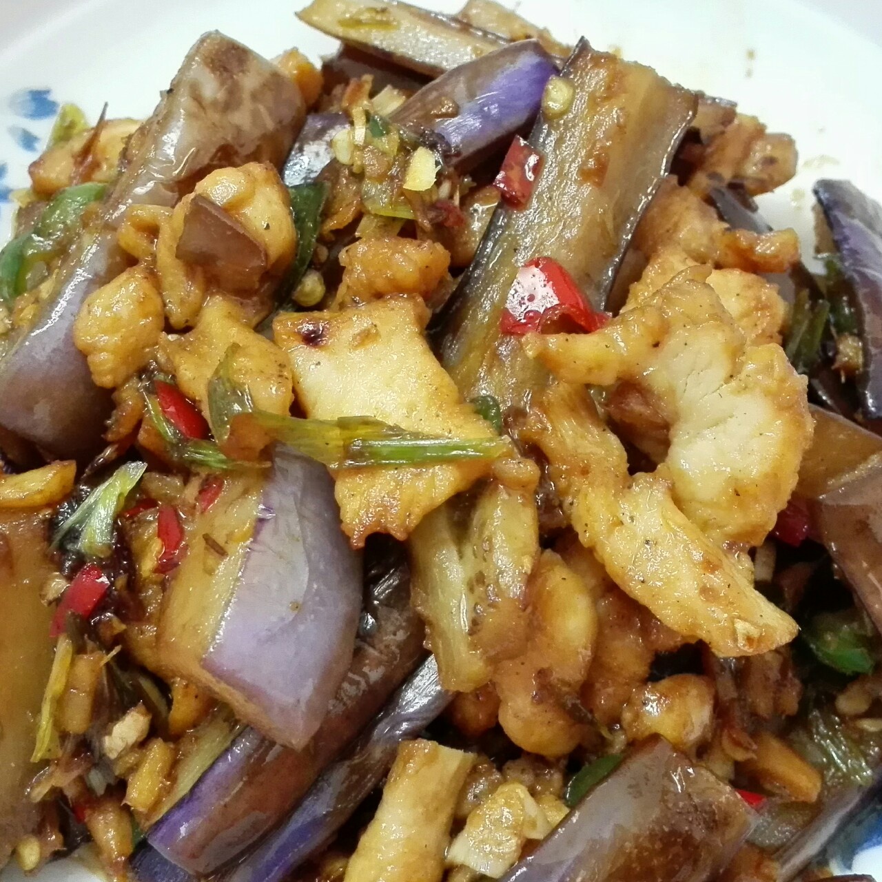 老丁的私房菜-油焖茄子