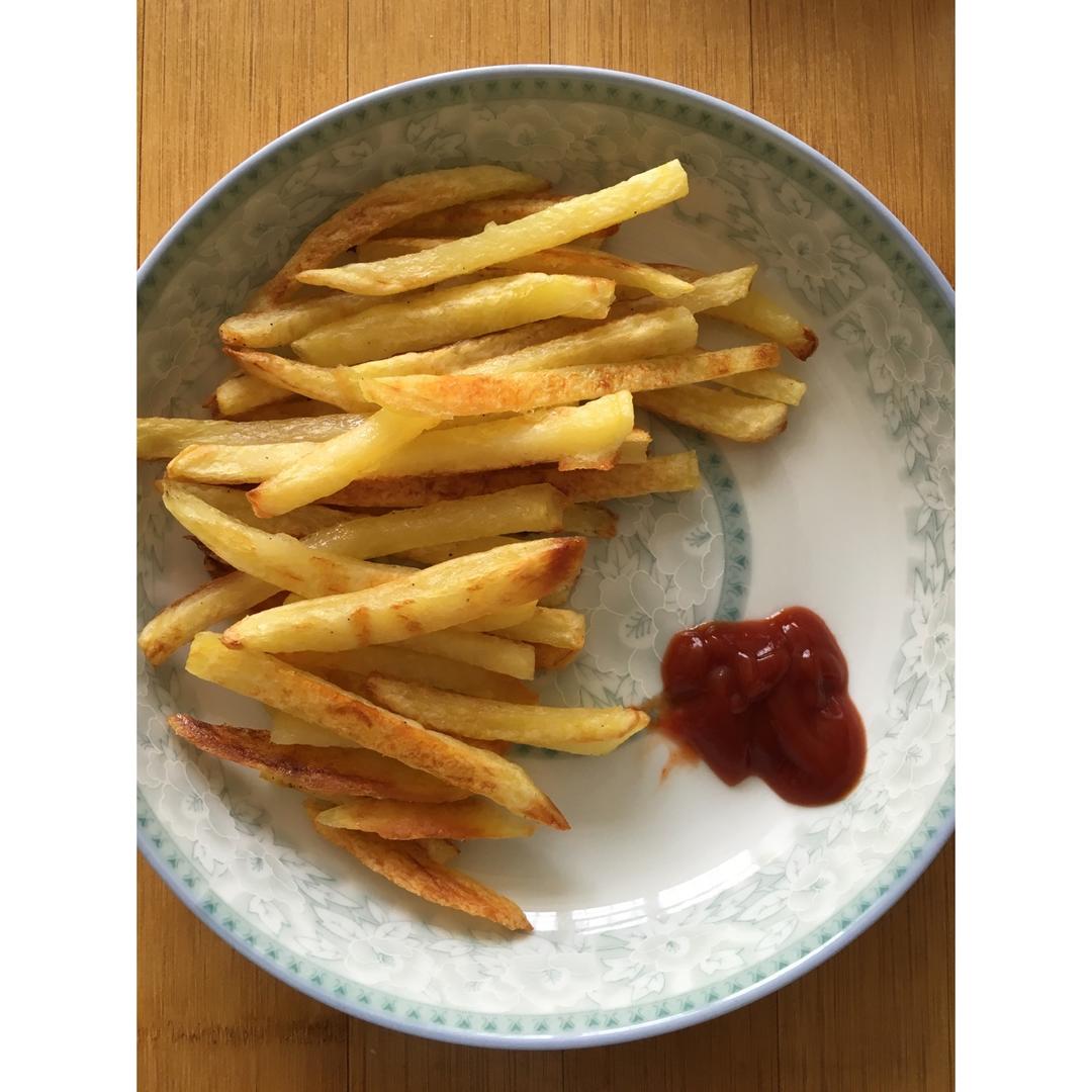 烤箱版健康少油薯条