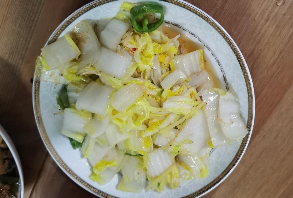 虾皮炒娃娃菜的做法