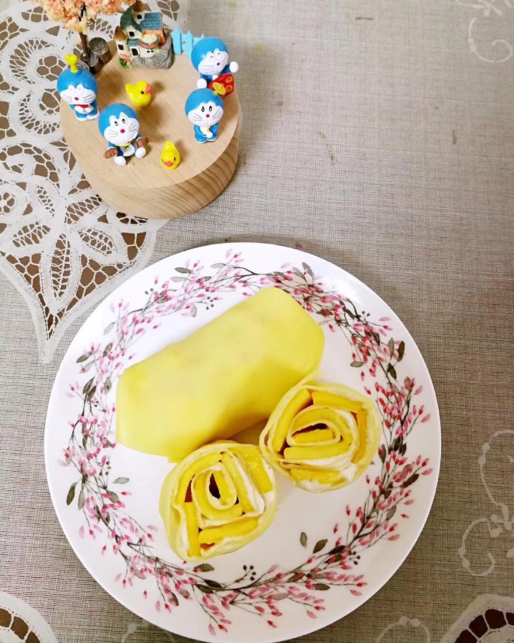 网红食谱│抹茶毛巾卷