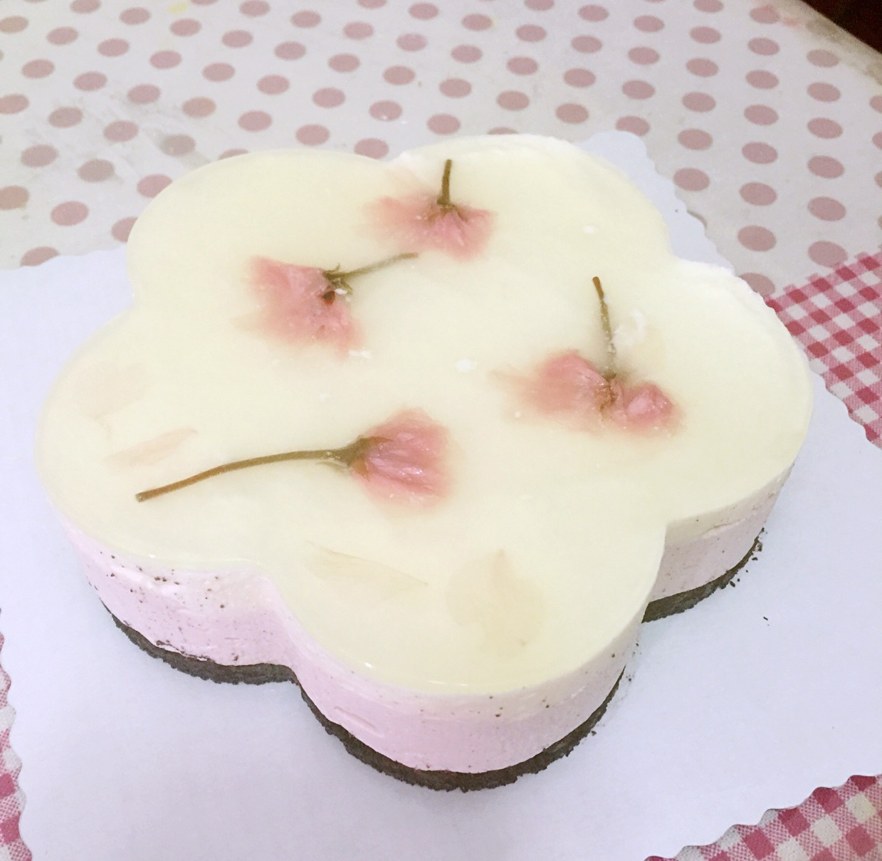 樱花渐变慕斯蛋糕（6寸）