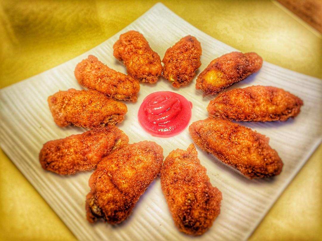 香脆辣味炸鸡翅