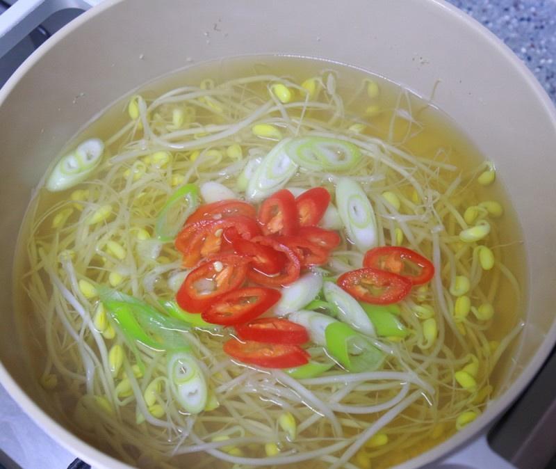 콩나물국豆芽汤醒酒汤的做法