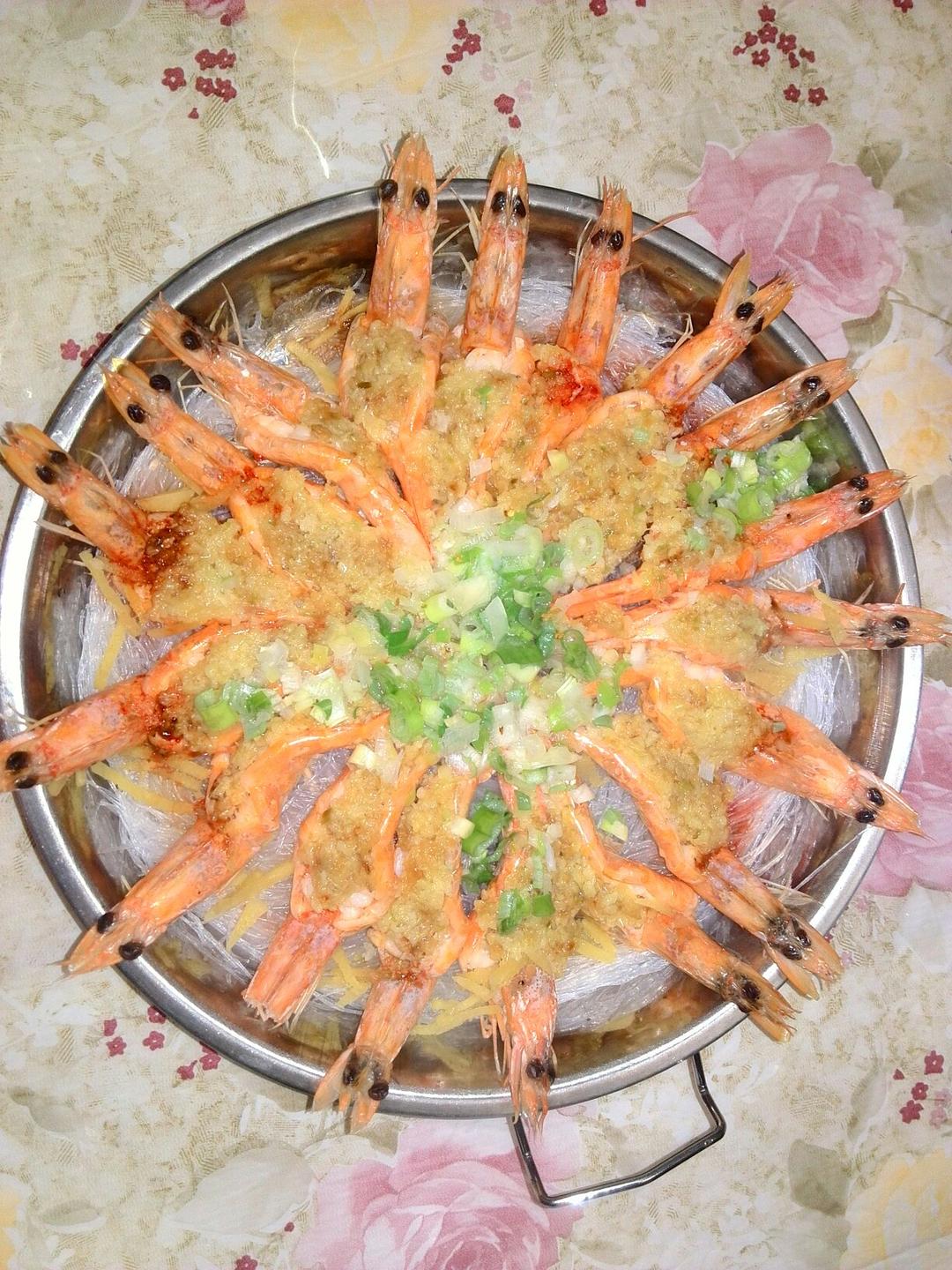 蒜蓉粉丝蒸虾