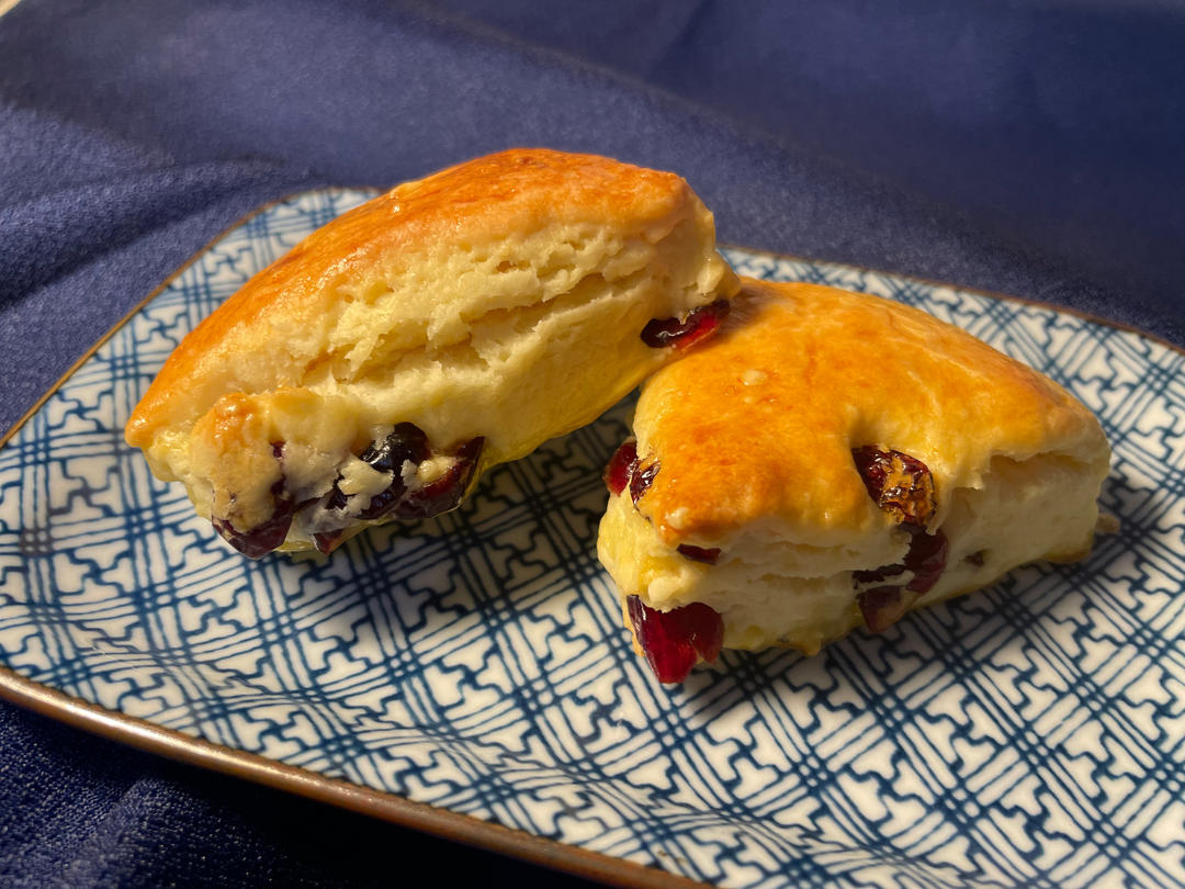 【消耗奶油奶酪】奶油奶酪蔓越莓司康，绝对的私人秘方