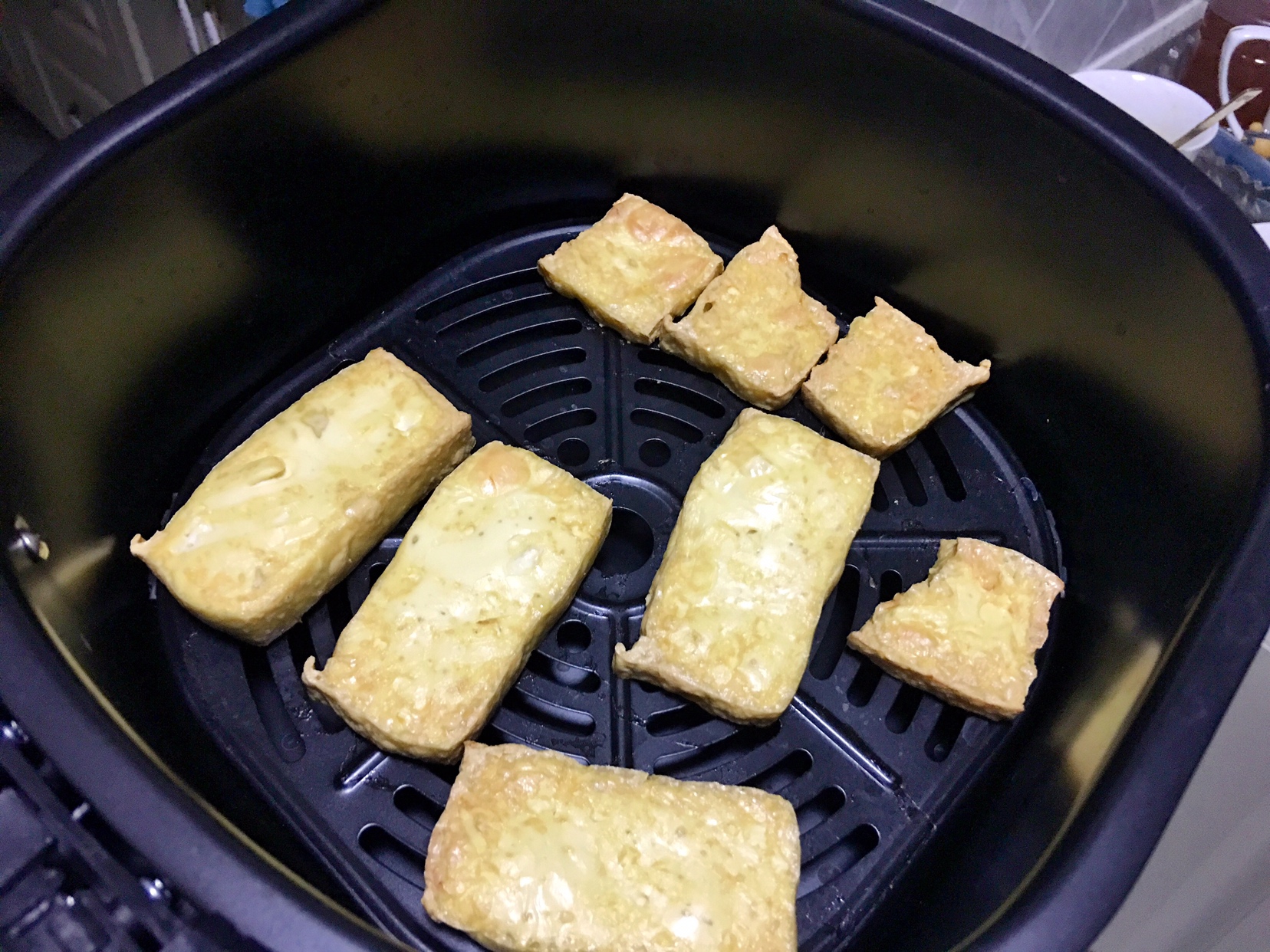 空气炸锅：减肥餐炸豆腐的做法