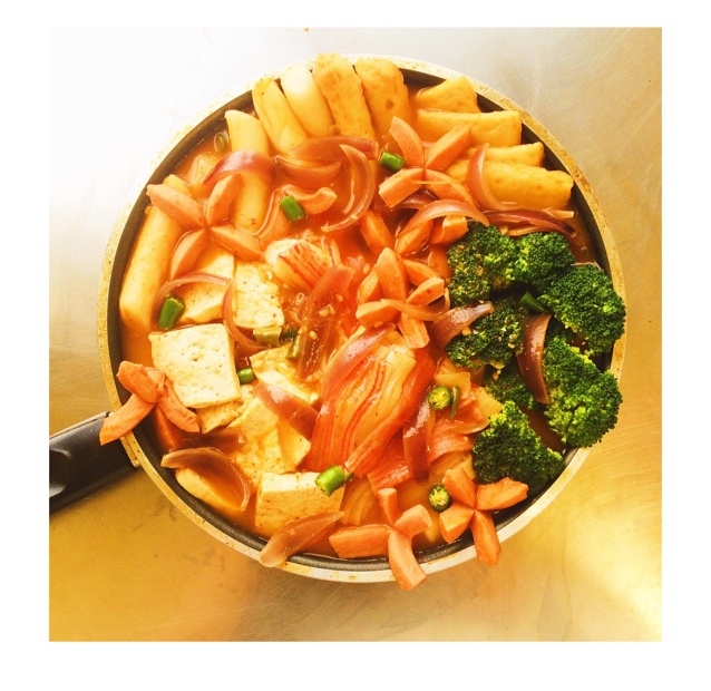 jessicahaku做的韩式芝士部队锅