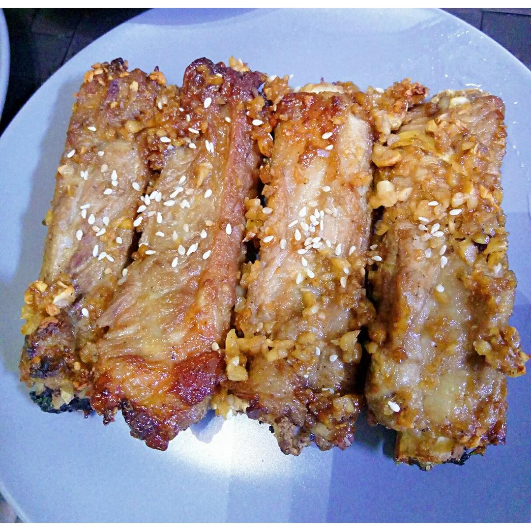 香到骨头里的蒜香排骨（烤箱）