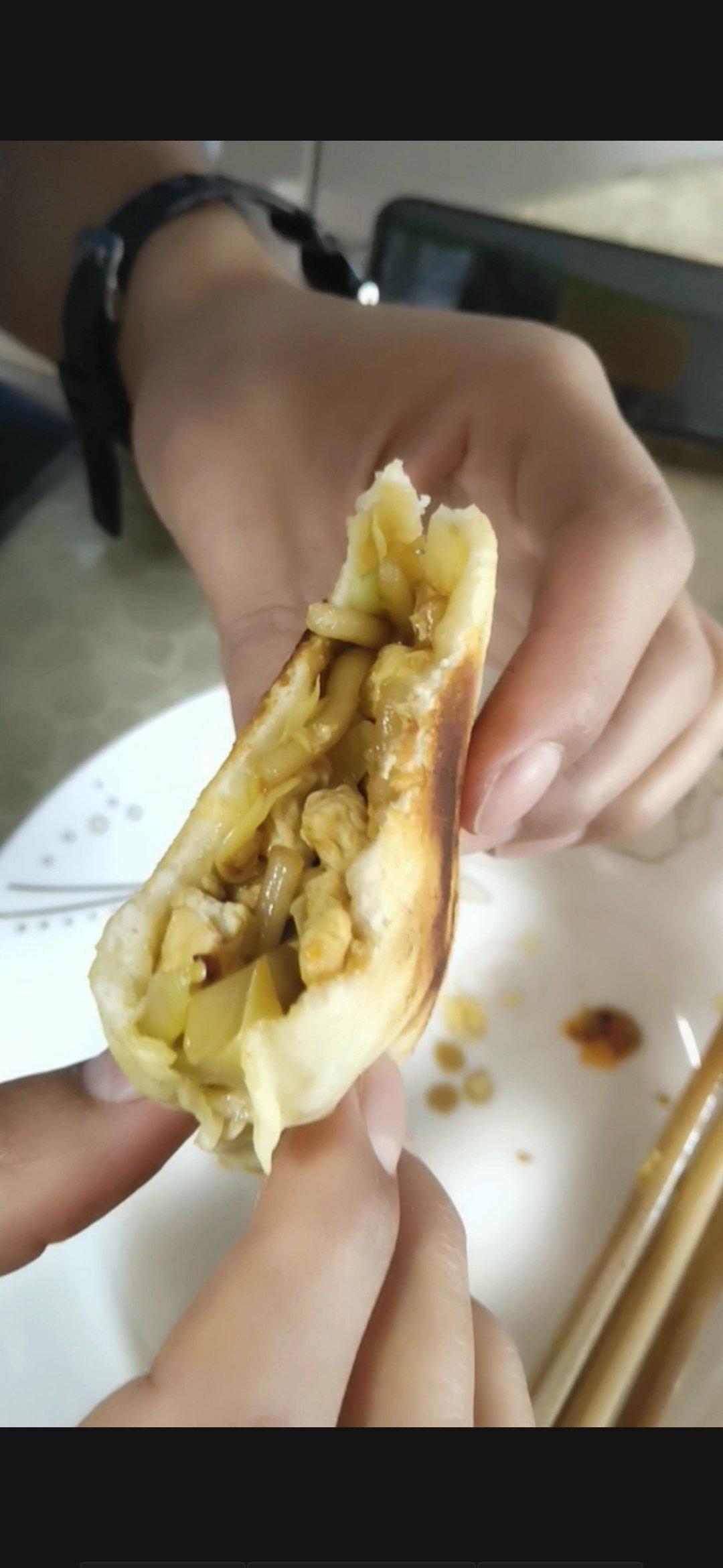 韮菜盒子奶香发面