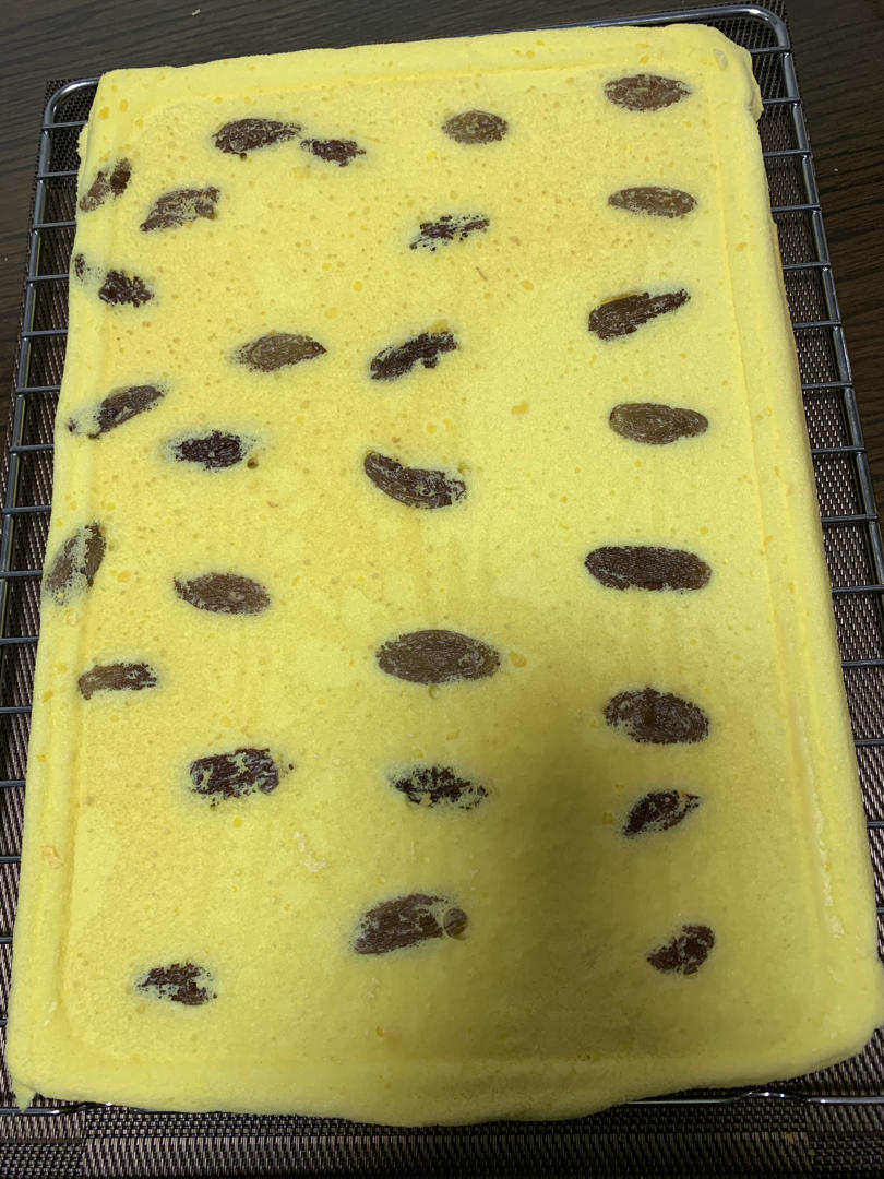 葡萄干蛋糕卷