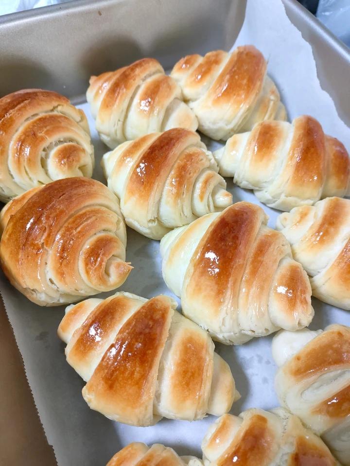 不用折叠！可颂牛角包的傻瓜做法