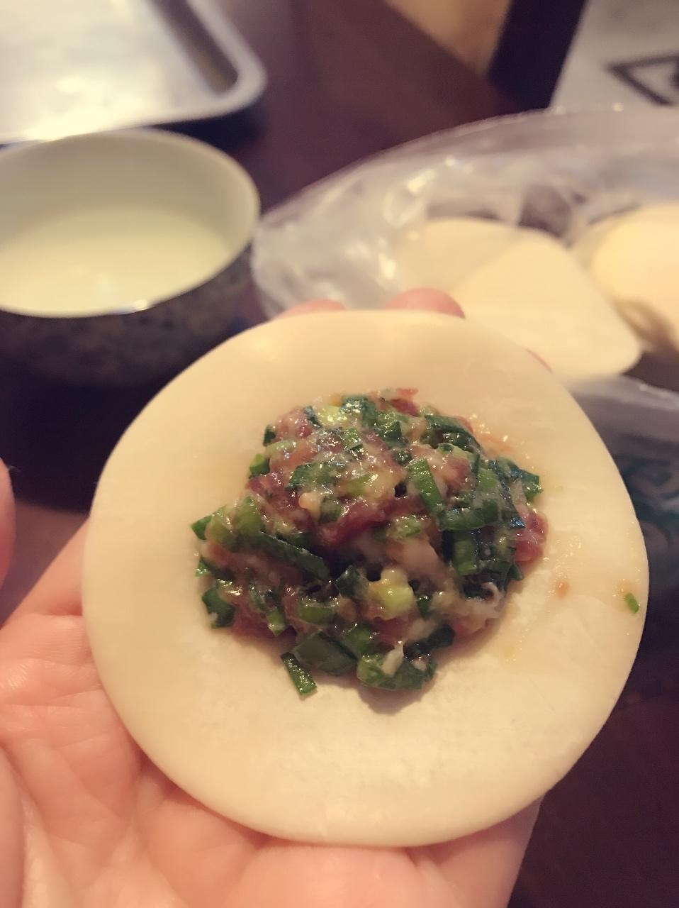 韭菜鲜肉饺子