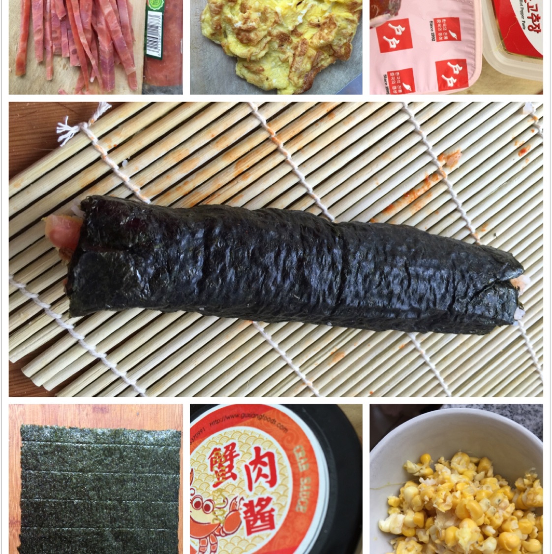 简单寿司/鸡蛋寿司/反转寿司/花样寿司/紫菜包饭