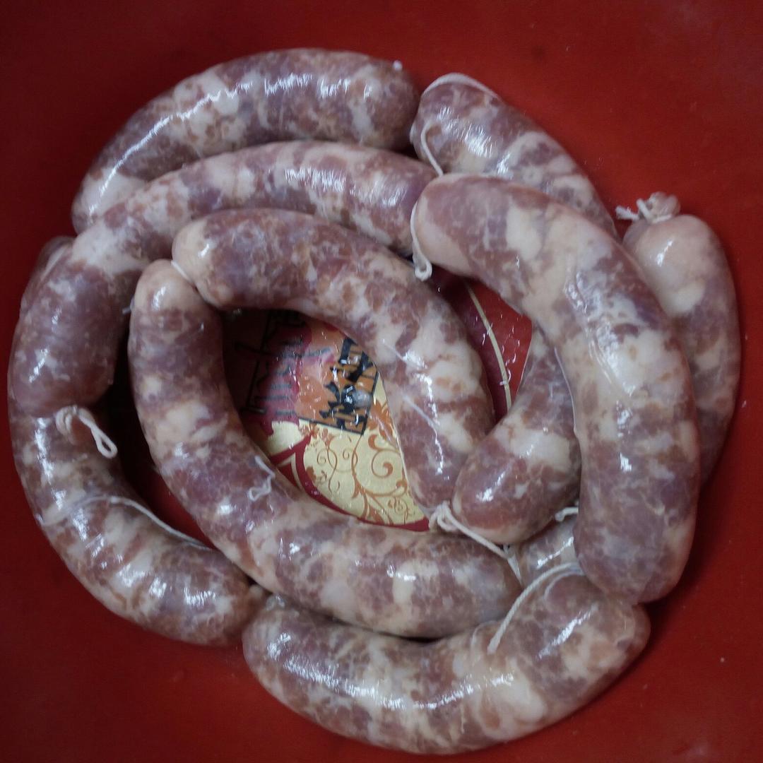 自制广式腊肠（附最快手刮肠衣）