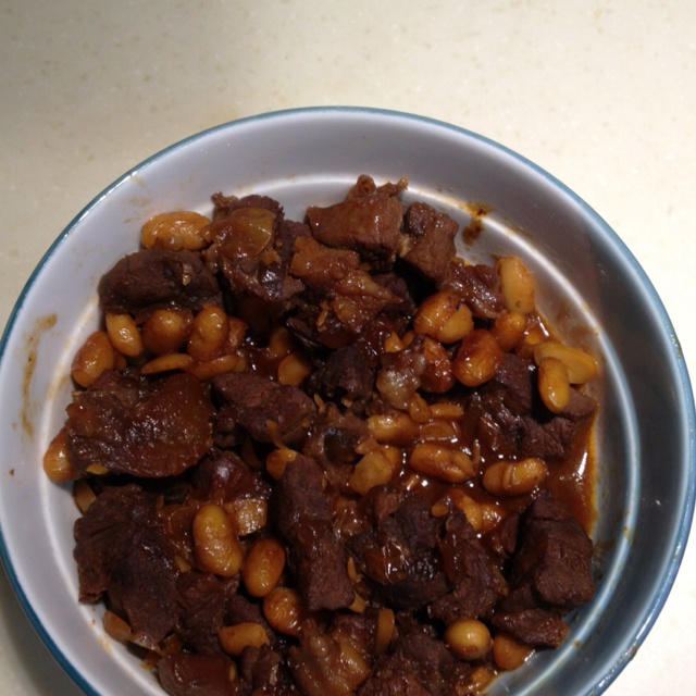 黄豆烧牛腱