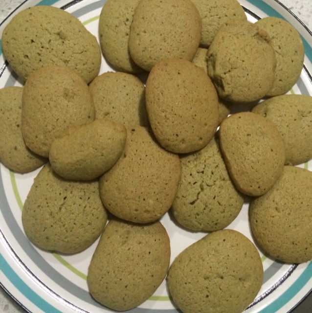 抹茶杏仁片饼干