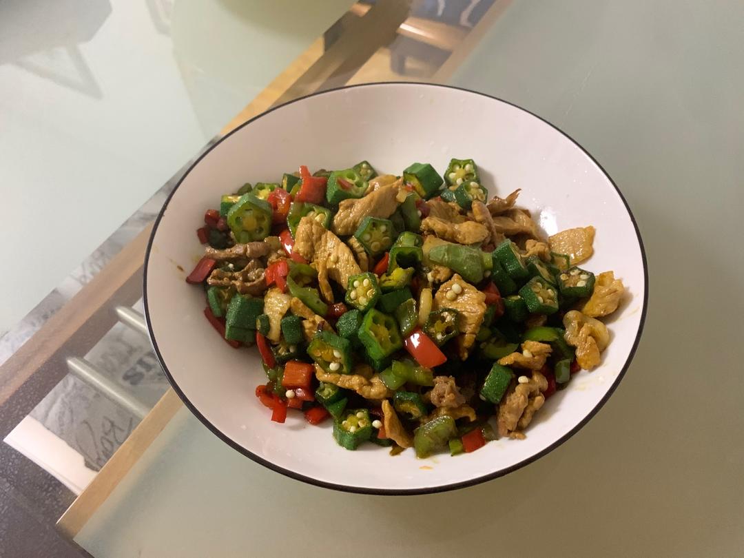 秋葵炒肉(超下饭！)