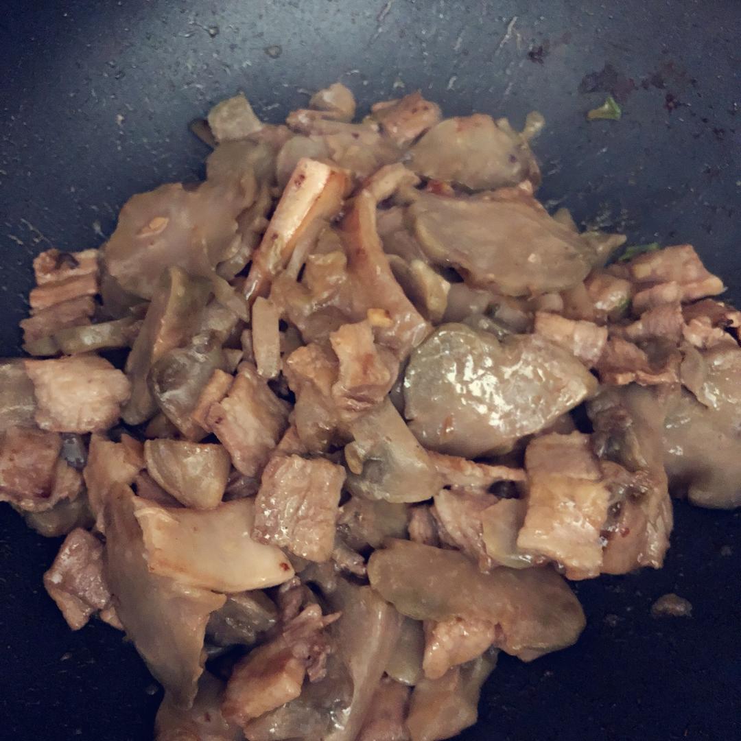 榨菜头炒肉片