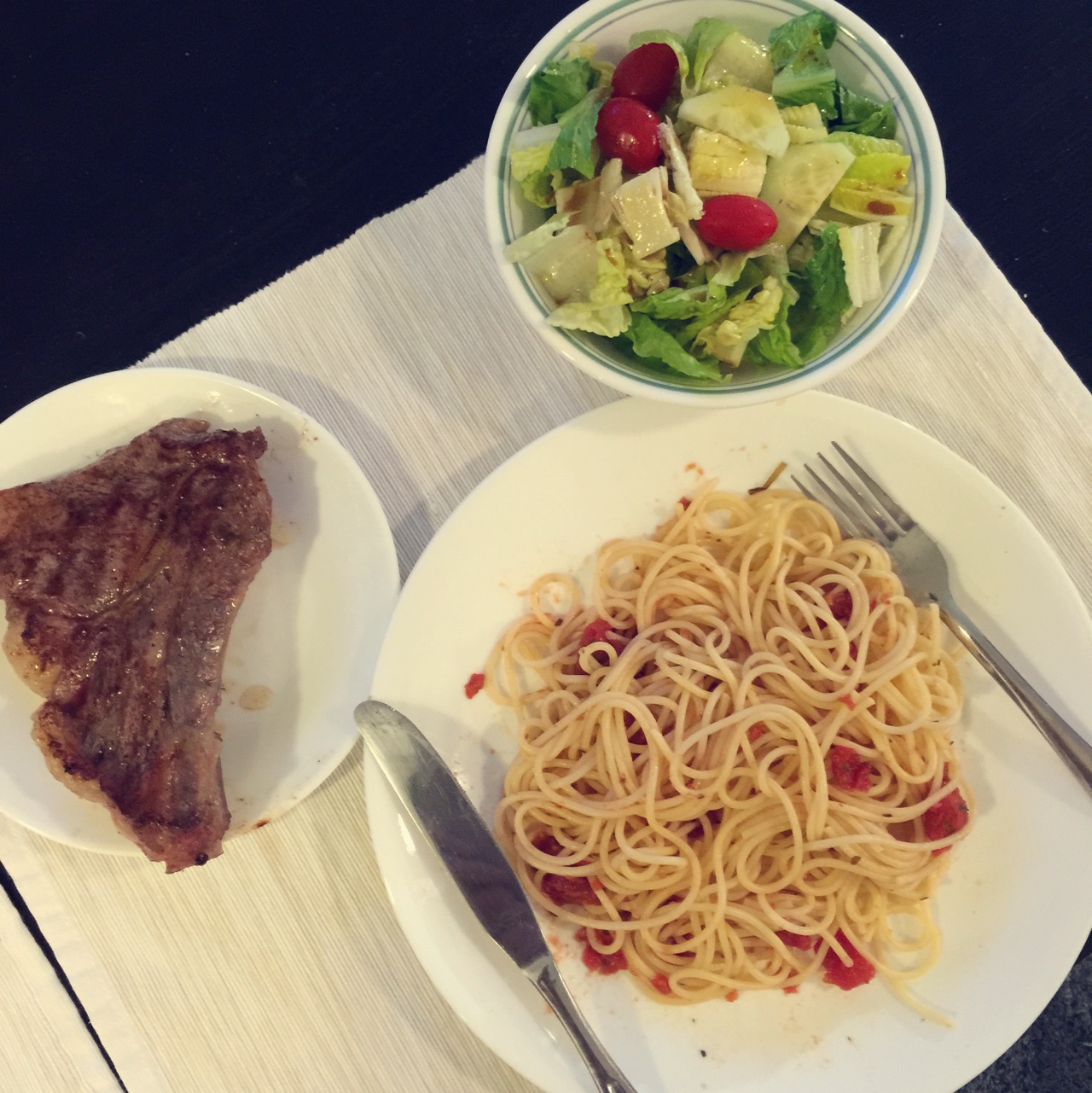 黑椒牛排（配土豆/鸡蛋，意面/蔬菜）