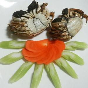清蒸螃蟹（热菜）的做法 步骤1