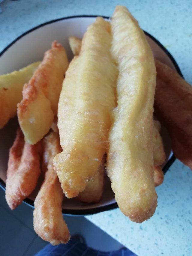 快手早餐～自制油条（酵母版，不含泡打粉、膨松剂）