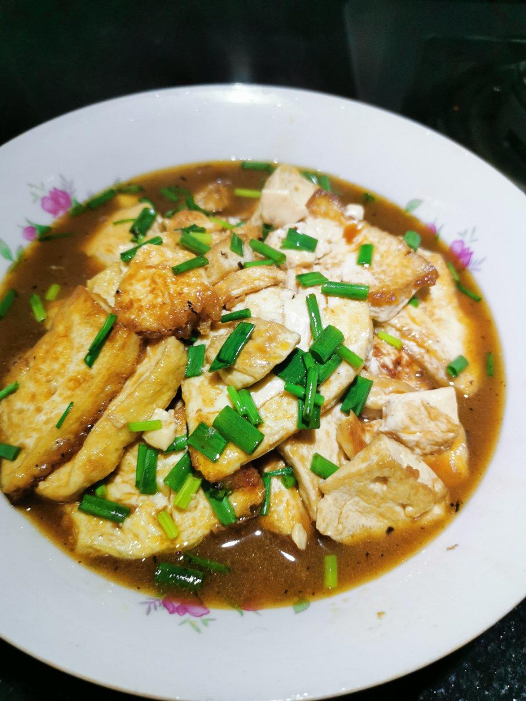 美味蚝油嫩豆腐