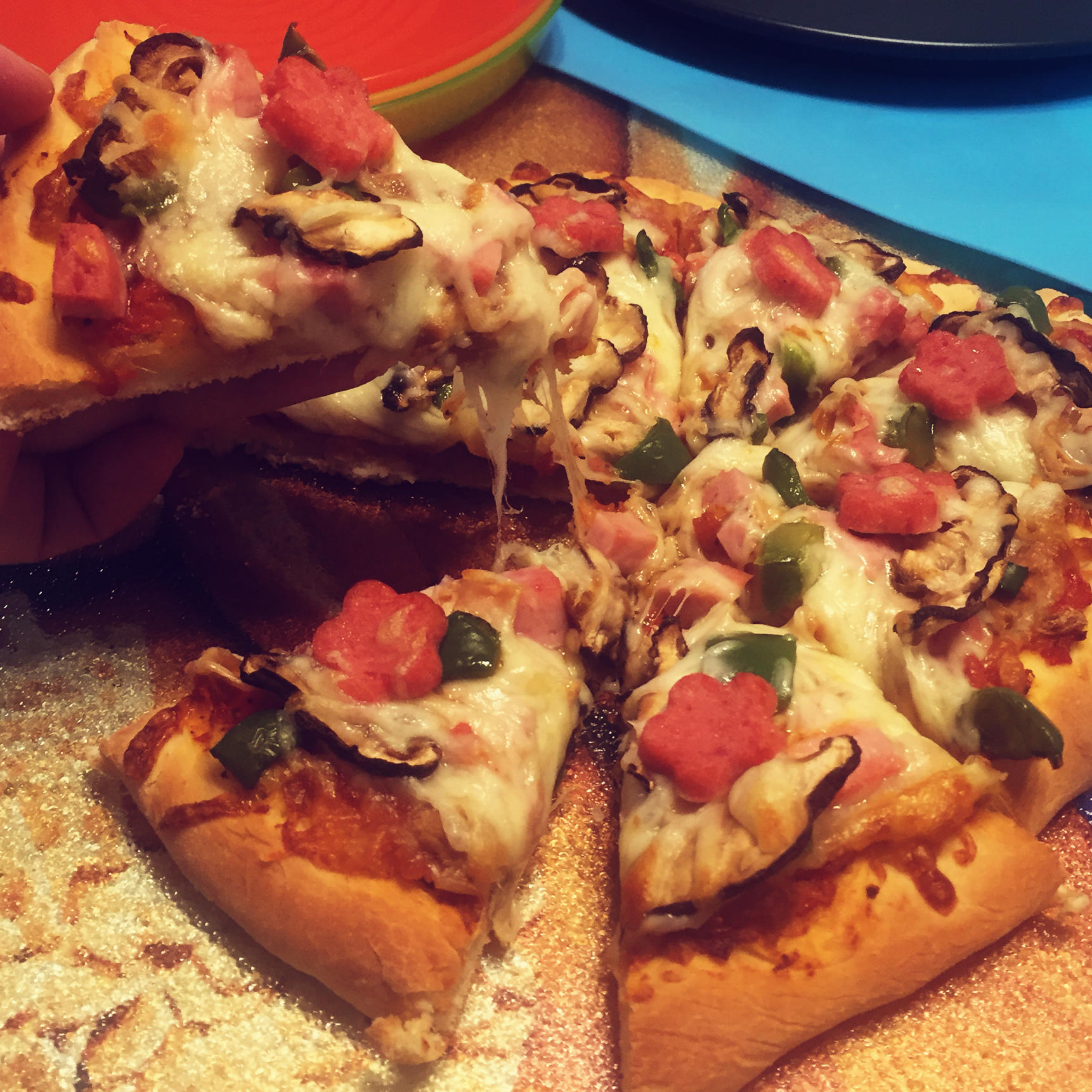 金枪鱼火腿pizza