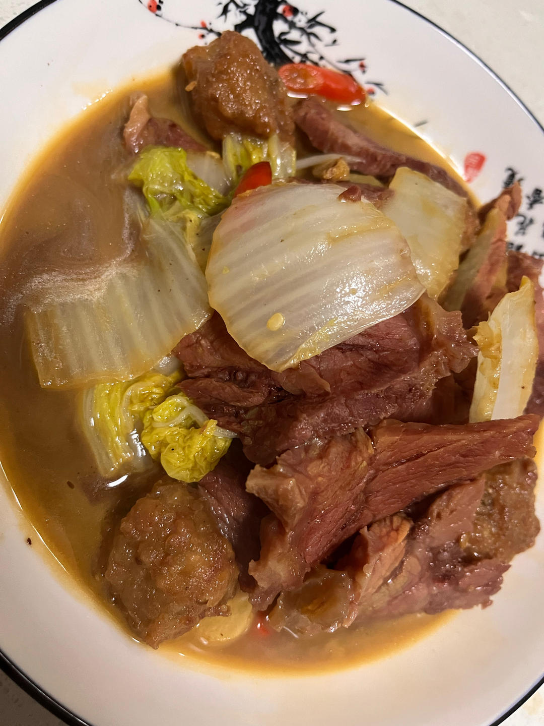 大白菜烧牛肉