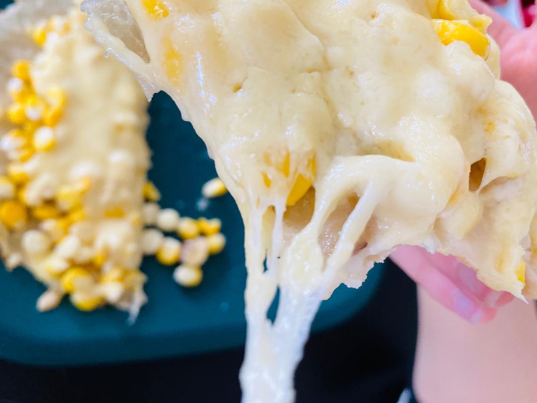 早餐水果玉米披萨