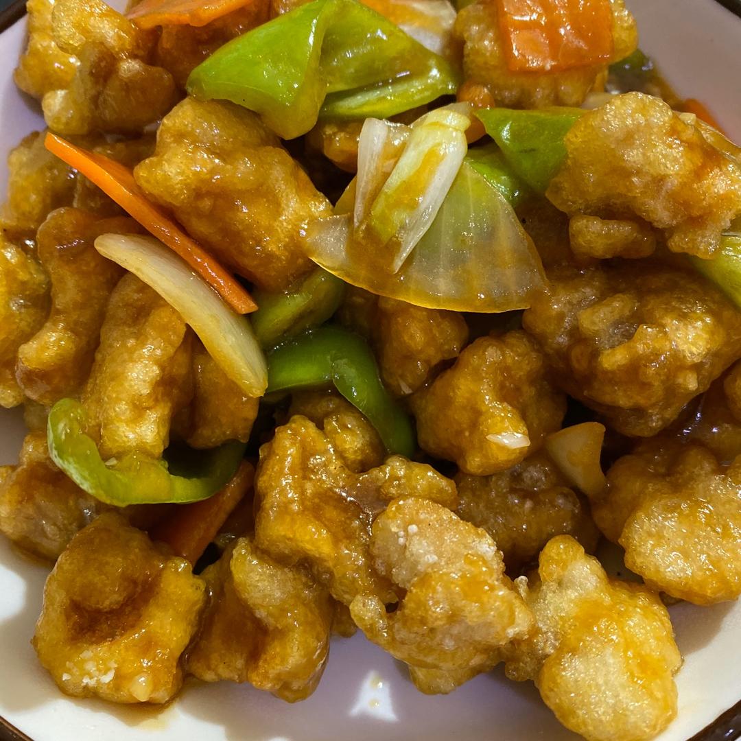 樊樊明天不吃饭做的东北老式溜肉段