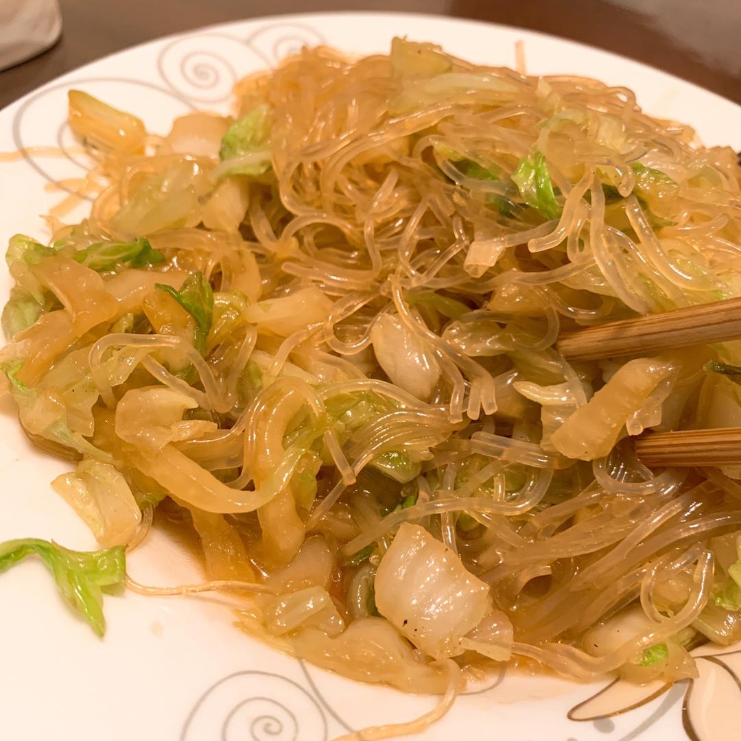 豆豆酱1119做的大白菜炒粉丝
