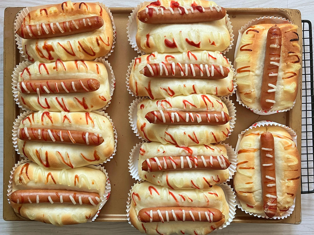 软fufu的经典肉松肠仔包