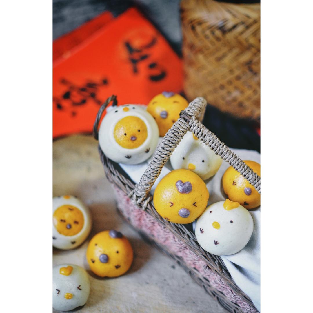 "鸡"祥如意小馒头