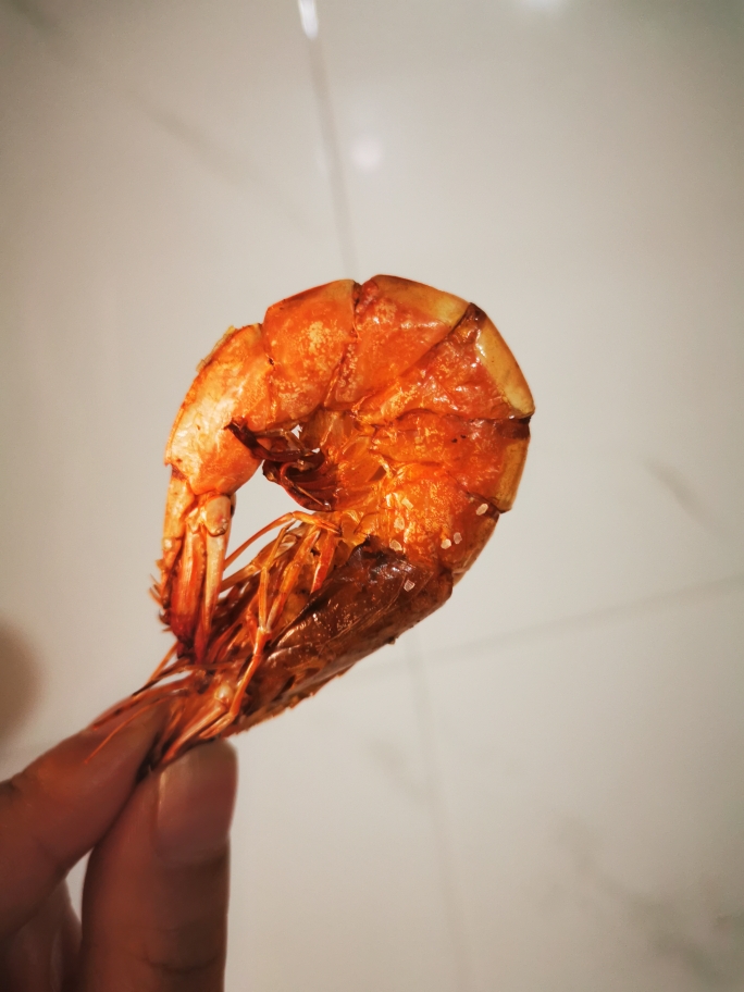 海盐烤虾的做法
