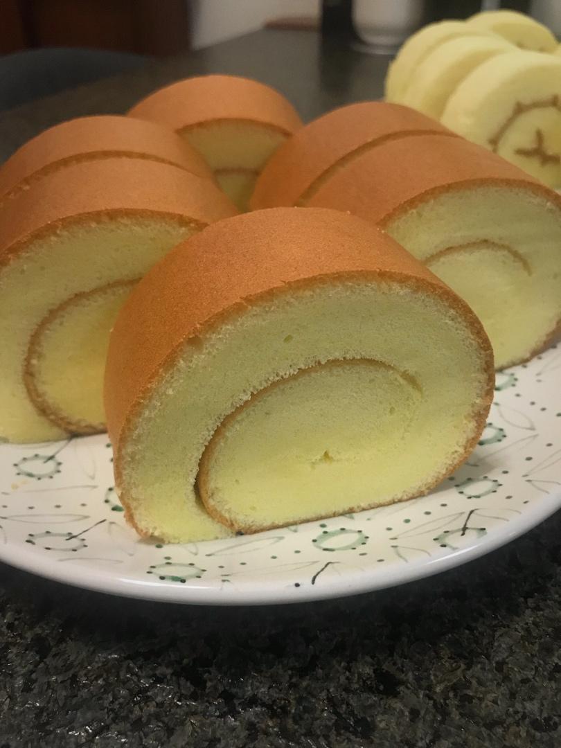 烫面缇子蛋糕卷
