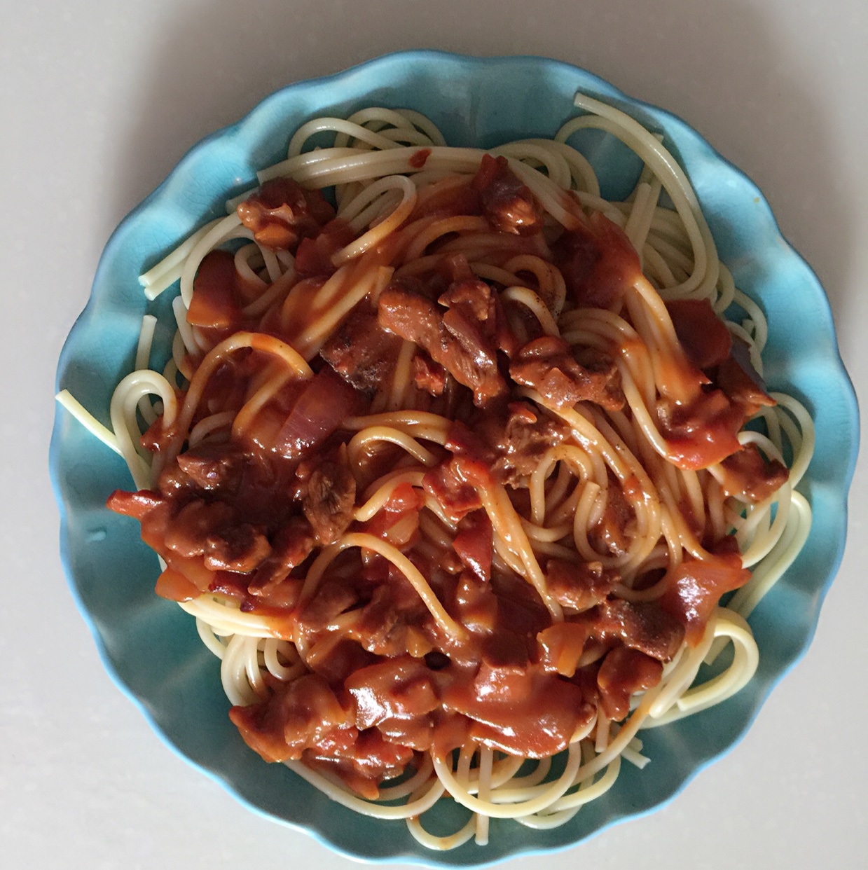 培根番茄意大利面