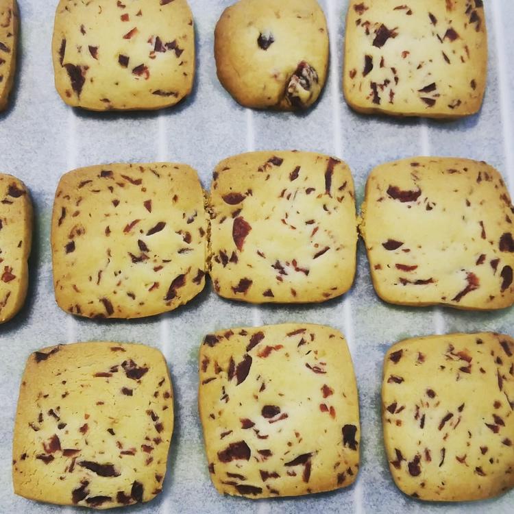 低糖少油版蔓越莓饼干