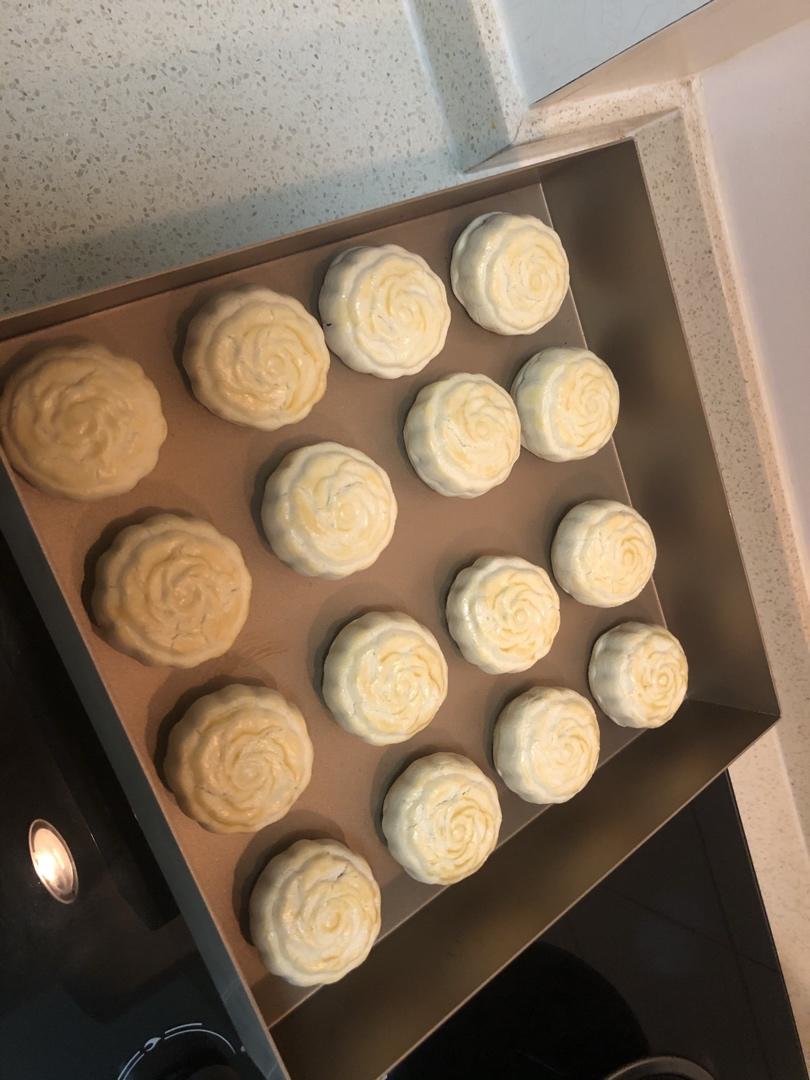 【暖暖焙家】法式奶酥月饼，自制奶酥皮~