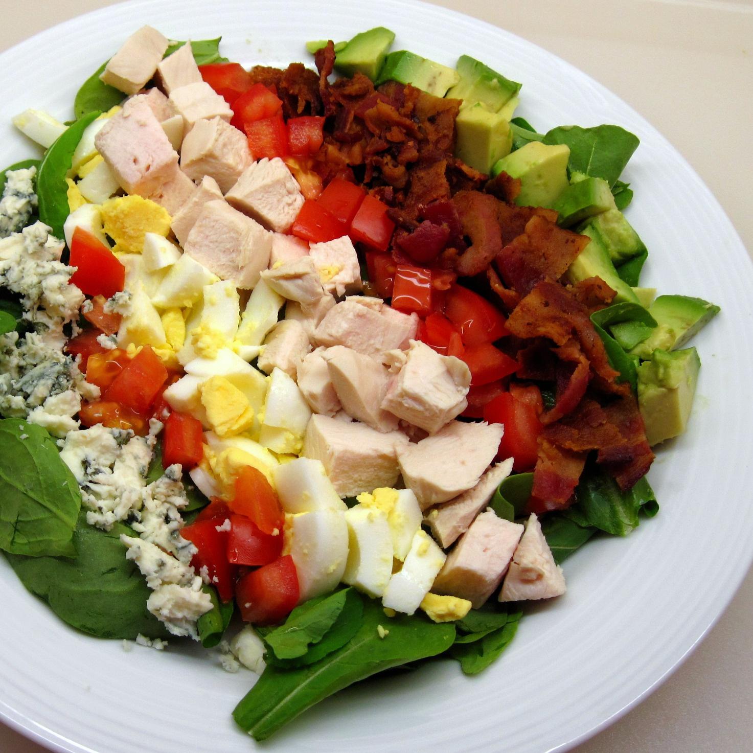 Cobb salad (from allrecipes)的做法