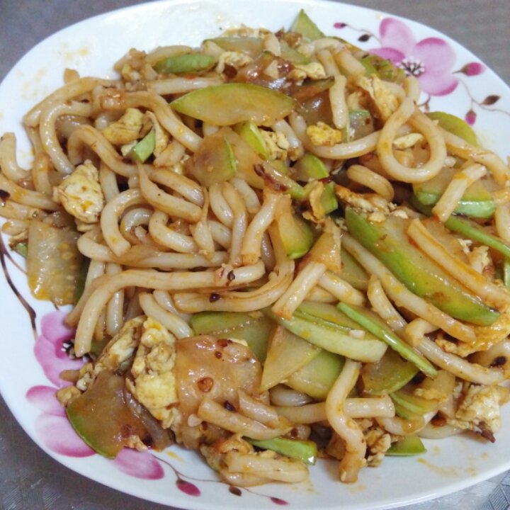什锦炒乌冬面