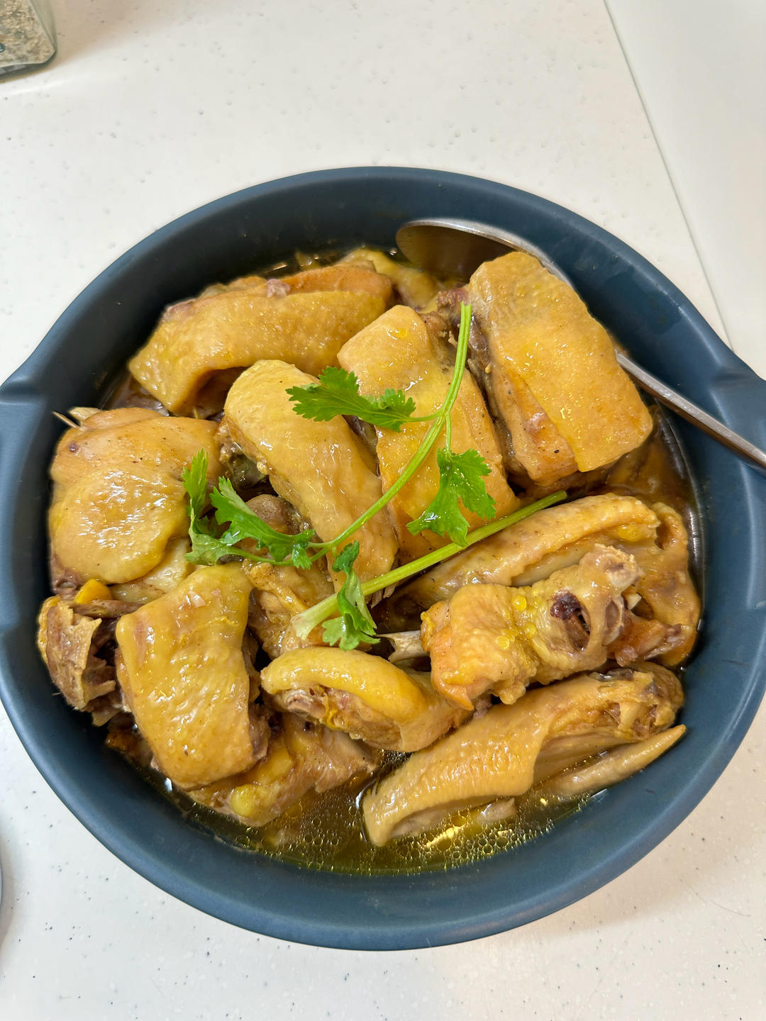 家常版盐焗鸡 做法简易 皮脆肉嫩