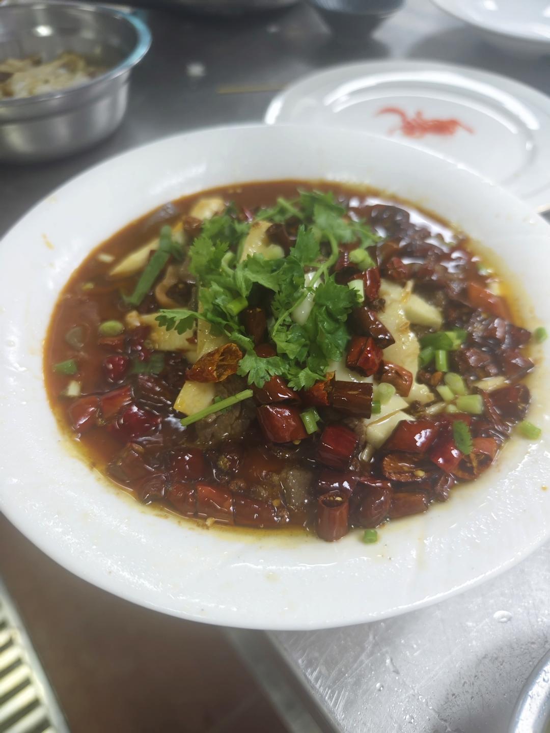 川香毛血旺