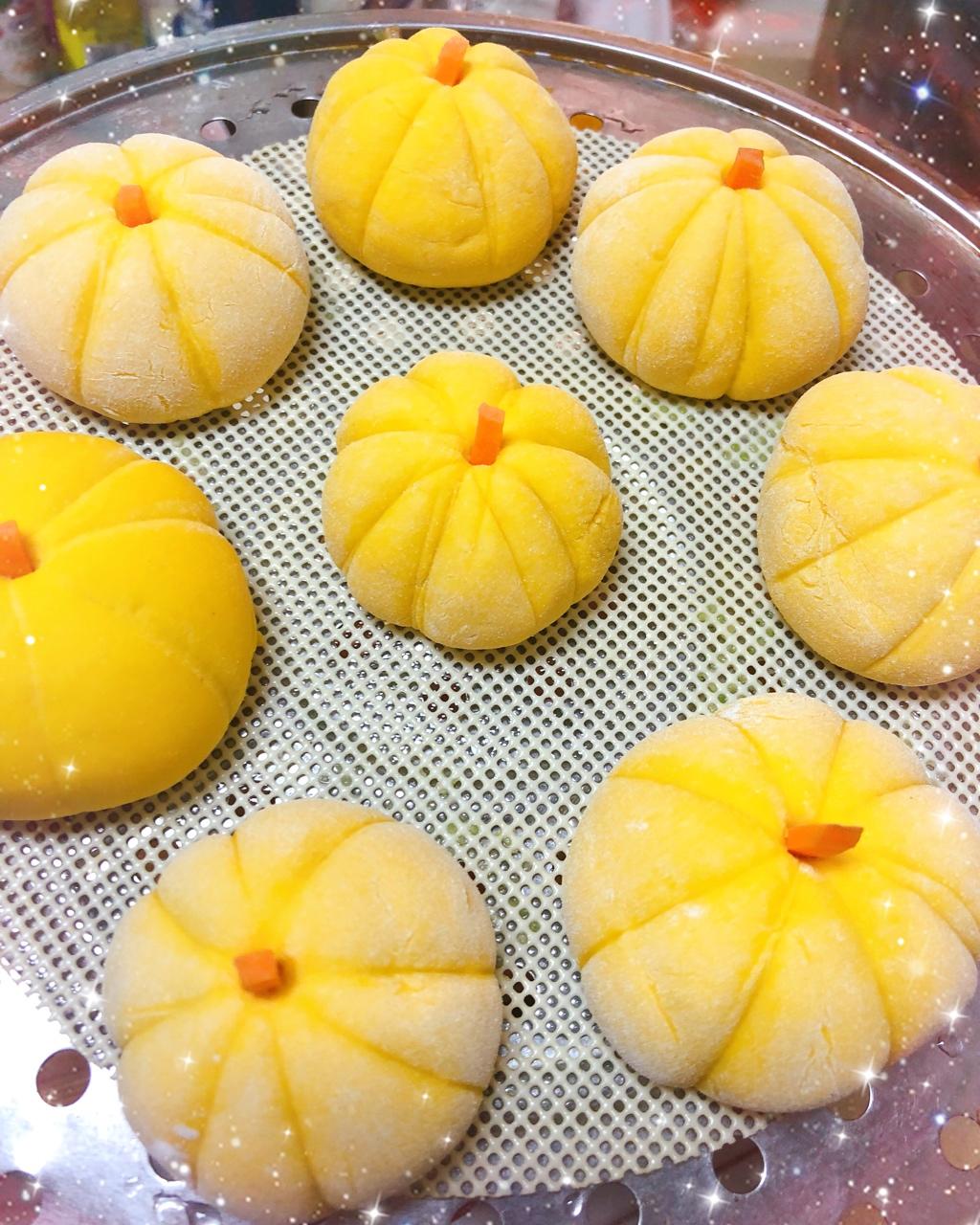 会会57做的好看又好吃的南瓜馒头