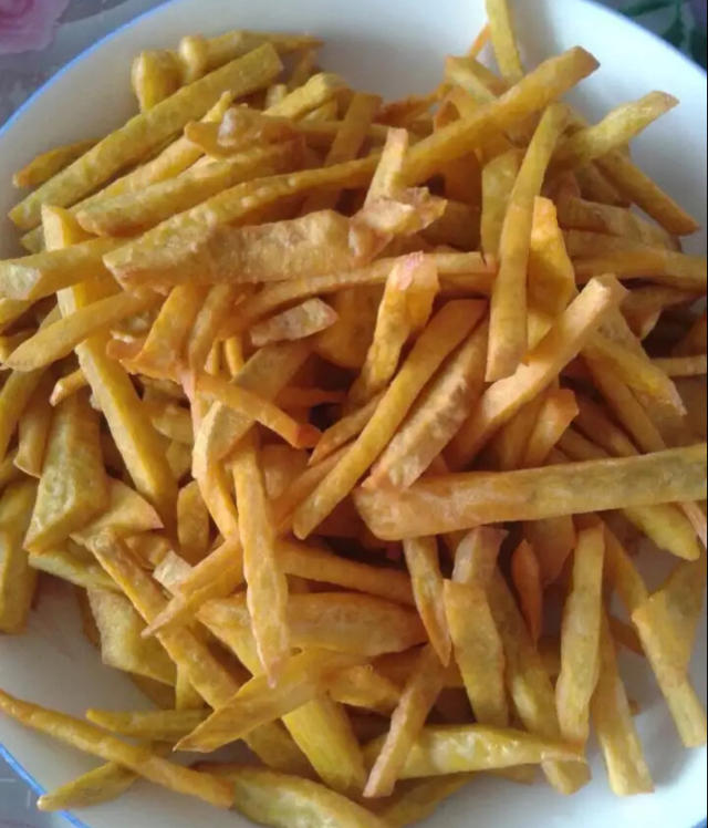 清爽简单炸红薯条（炸地瓜条）