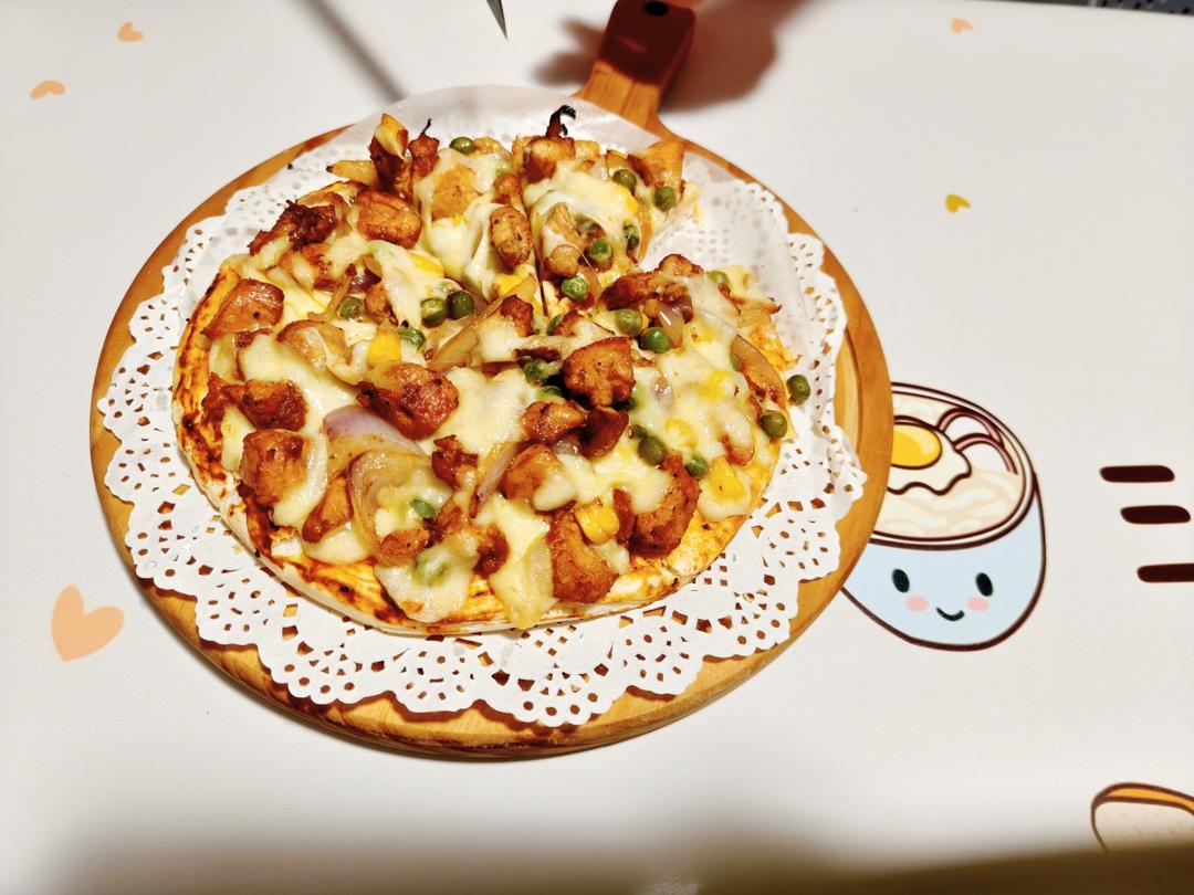 11寸黑椒鸡肉披萨