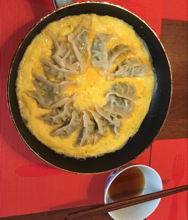 懒人快手抱蛋煎饺