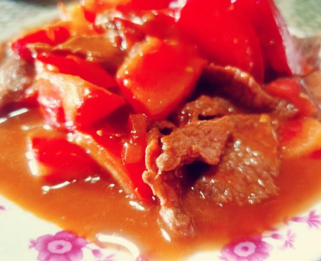 西红柿烧牛肉  营养又美味，简单又方便